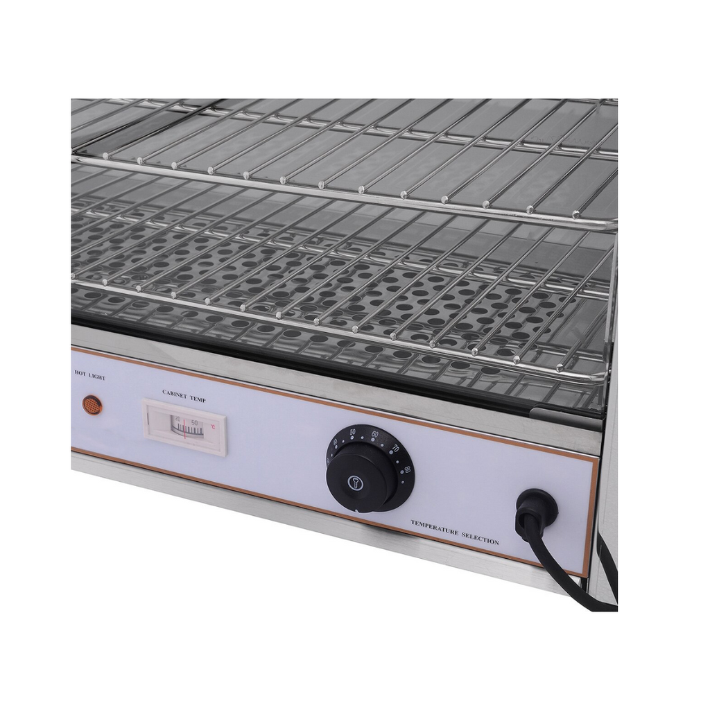 101038 - Pie Cabinet and Warmer with 5 Shelves