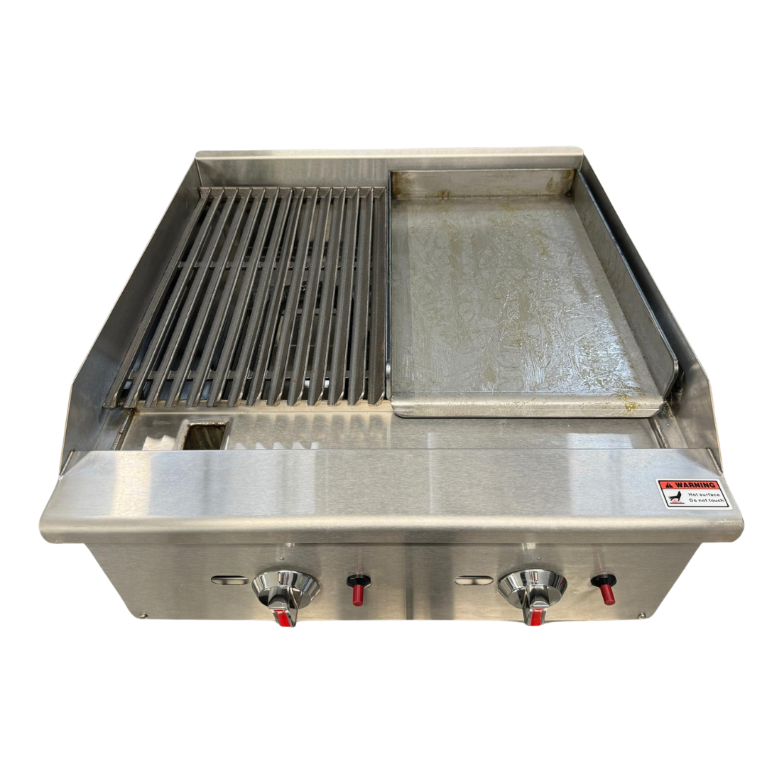 101055 - Gas Countertop Charbroiler - Dual Control