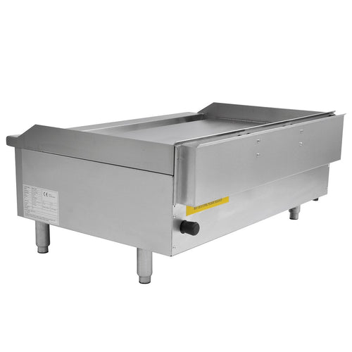 101059-P - Gas Countertop Griddle with Chromed Plate - Triple Control