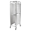 301006 - Multifunctional Racking Trolley 18 Shelves for Both GN Pan 1/1 , 40x60 cm Trays