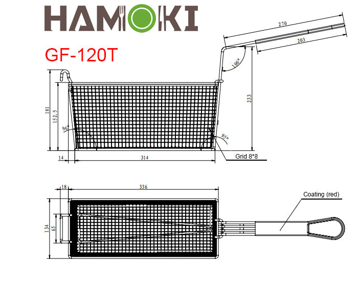 101070 - GF120T 4 Burner Twin Tank Gas Fryer with Twin Baskets