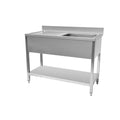 231019 - Stainless Steel Sink 1400x700mm (WxD) Left Hand Drain
