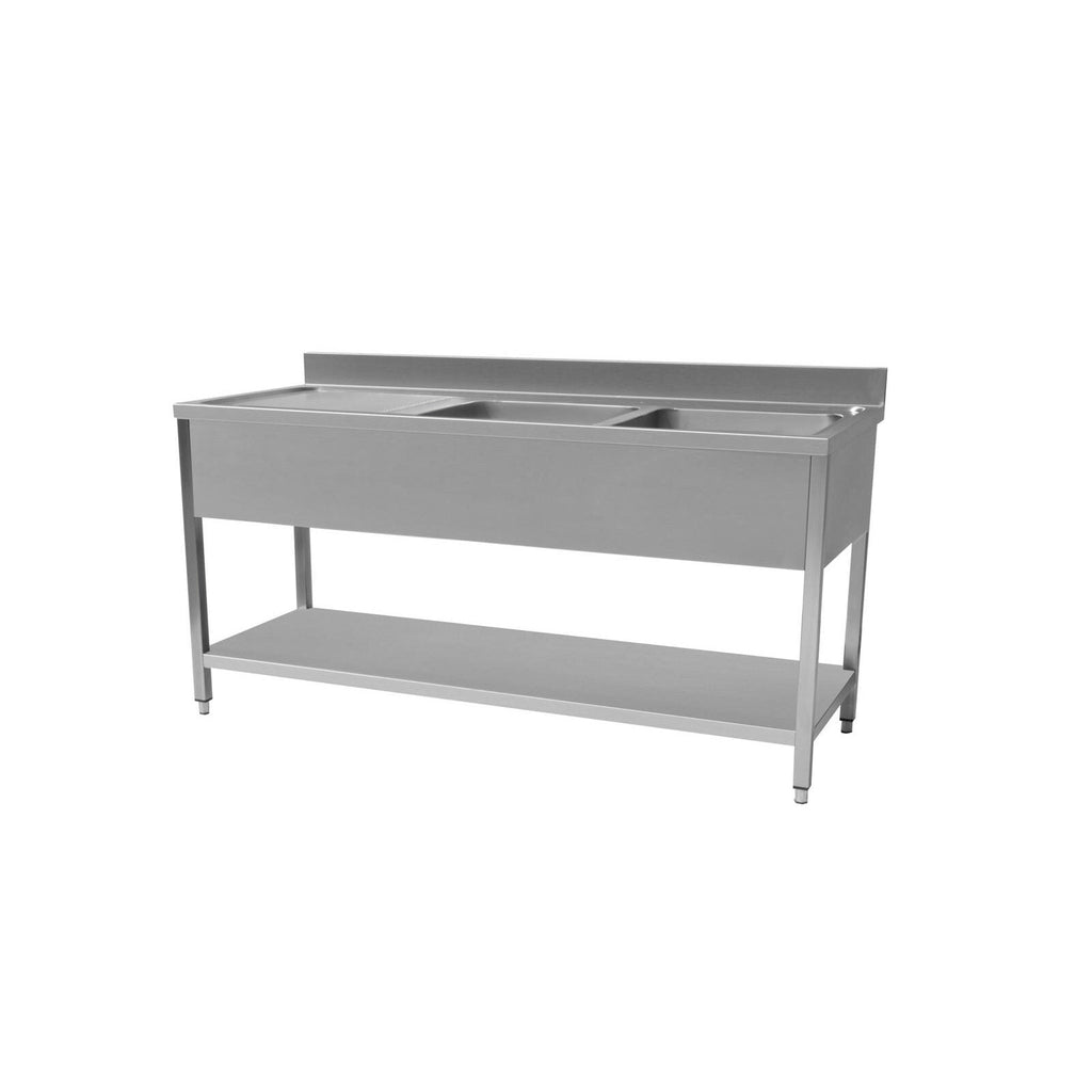231006 - Stainless Steel Sink 1400x600mm (WxD) Left Hand Drain