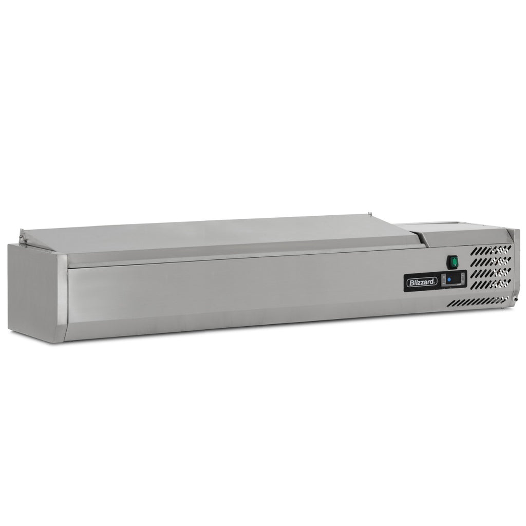 1.5m Hinged 1/3 Gastronorm Prep Top