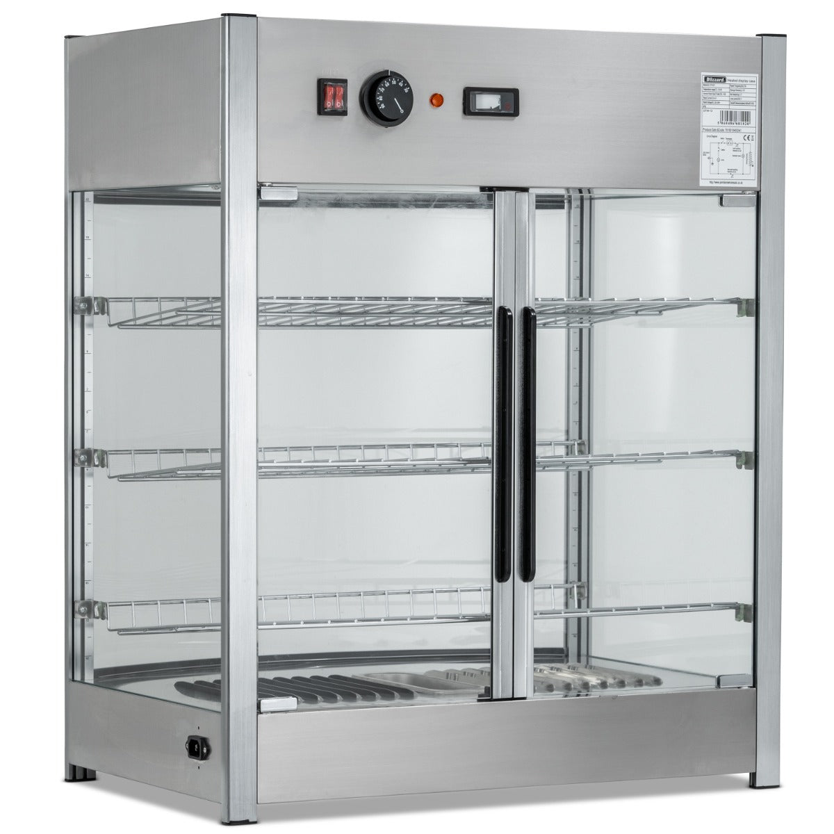 137L Counter Top Tiered Heated Merchandiser