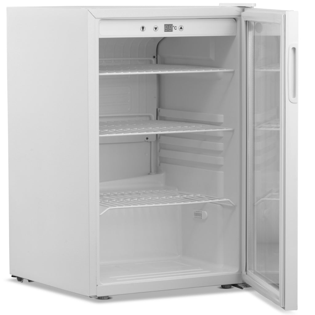 Single Hinged Glass Door Under Counter Chiller