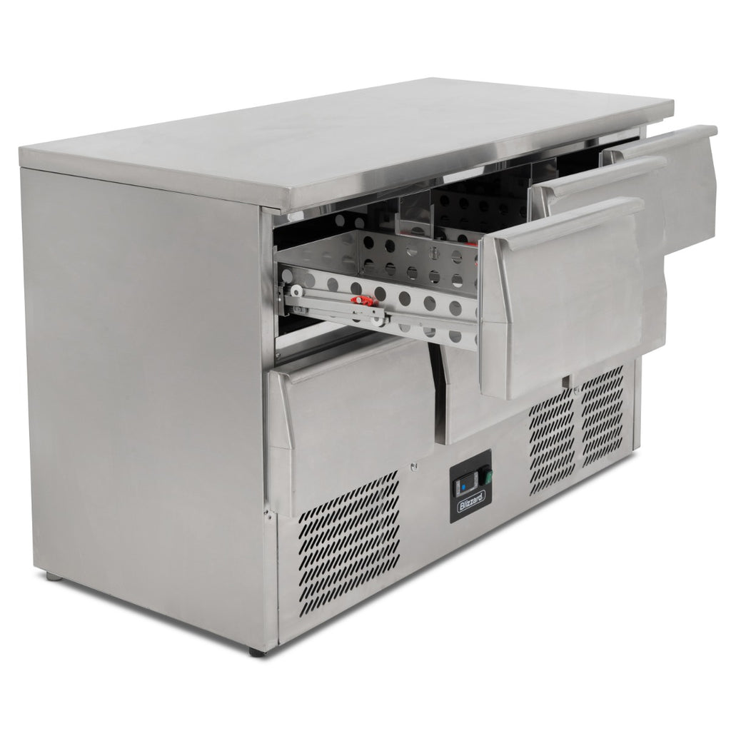 Compact Six Drawer Counter Refrigerator