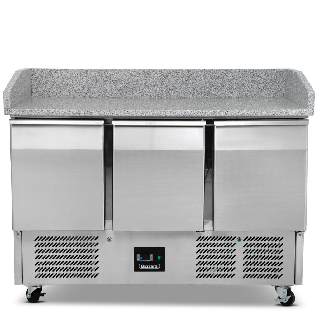 Compact Triple Door Pizza Prep Counter