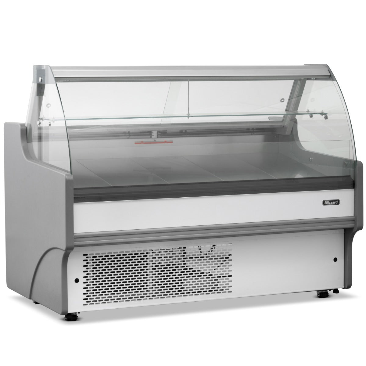 1.5m Curved Glass Serve Over Counter