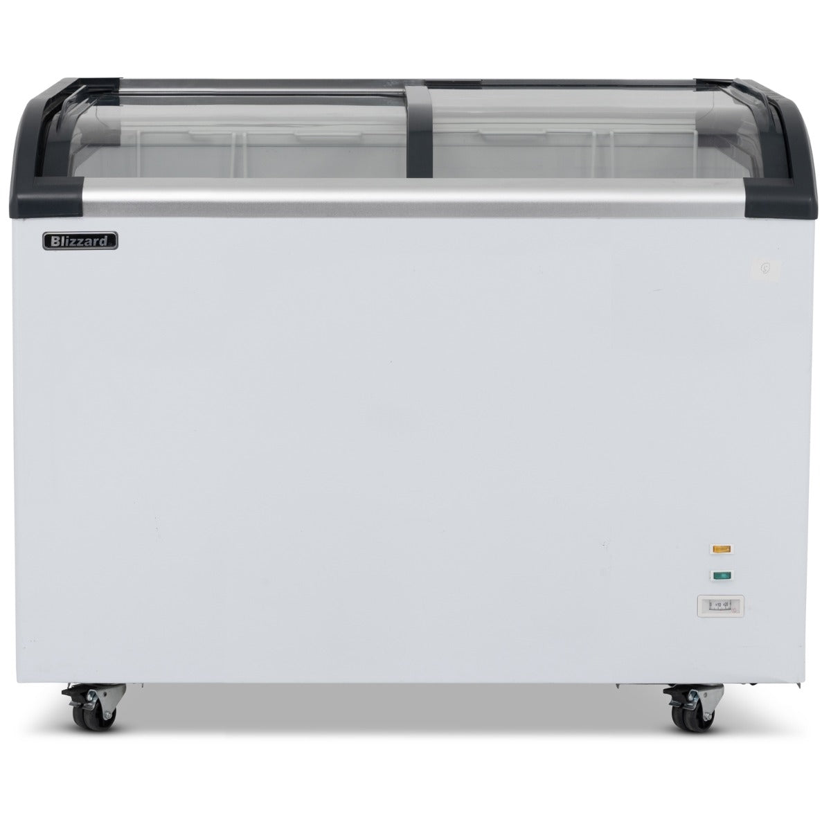 220L Curved Glass Lid Freezer