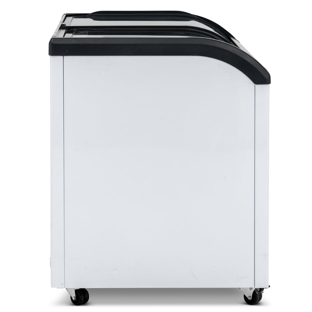 220L Curved Glass Lid Freezer