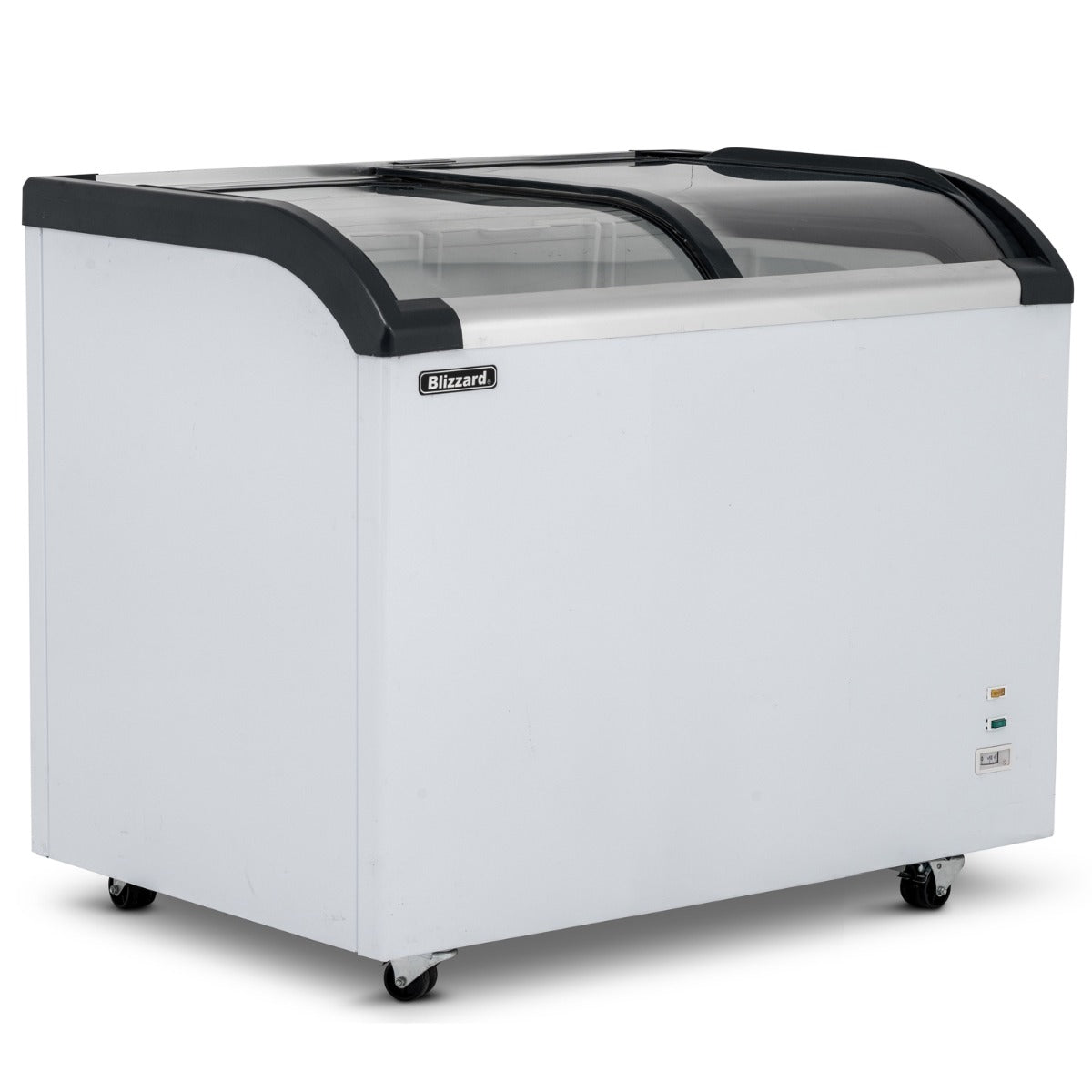 220L Curved Glass Lid Freezer