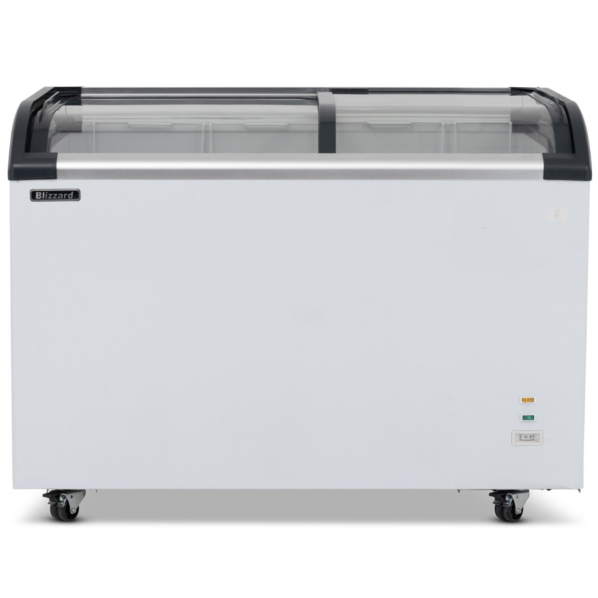 320L Curved Glass Lid Freezer