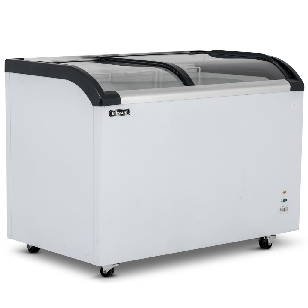 320L Curved Glass Lid Freezer