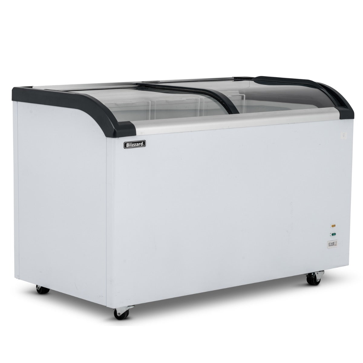 Curved Glass Lid Freezer 420L