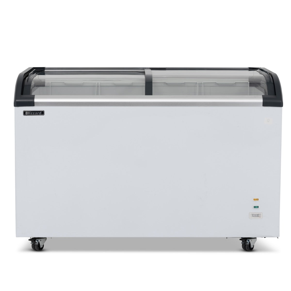 Curved Glass Lid Freezer 420L