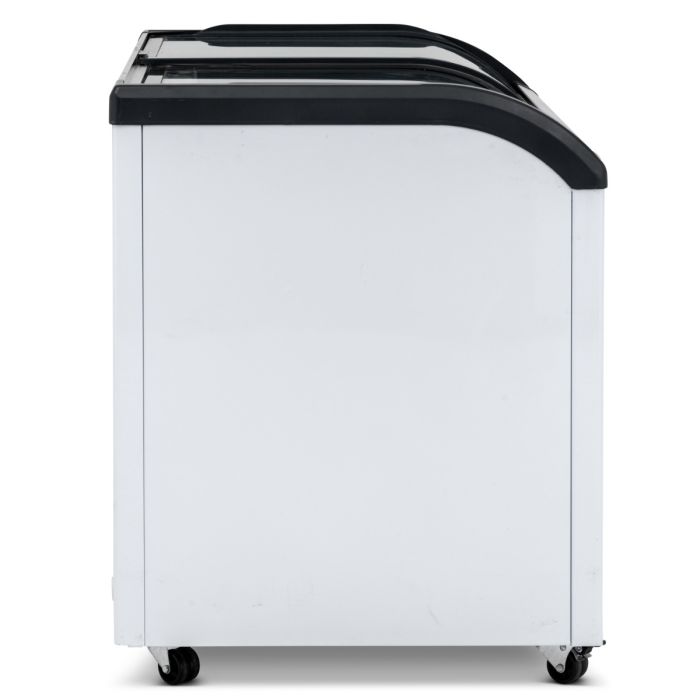 Curved Glass Lid Freezer 420L