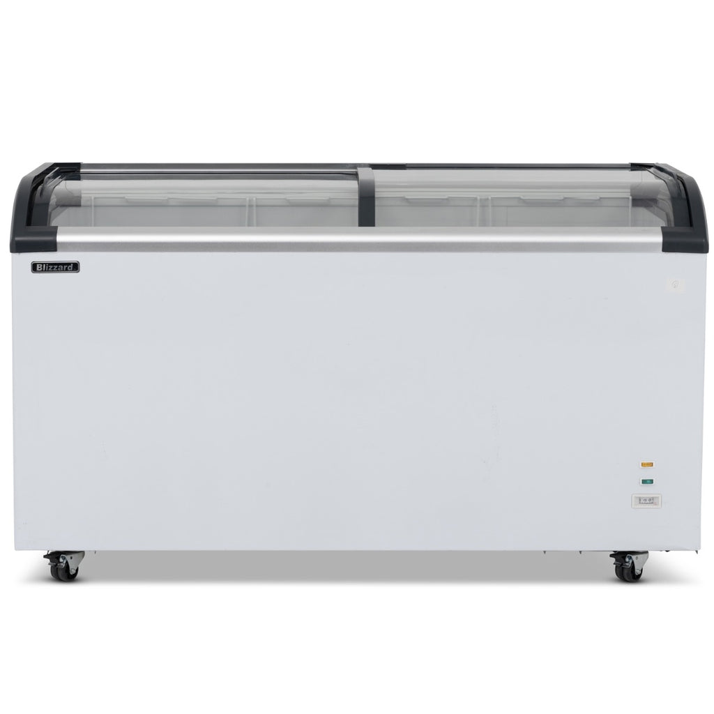 520L Curved Glass Lid Freezer