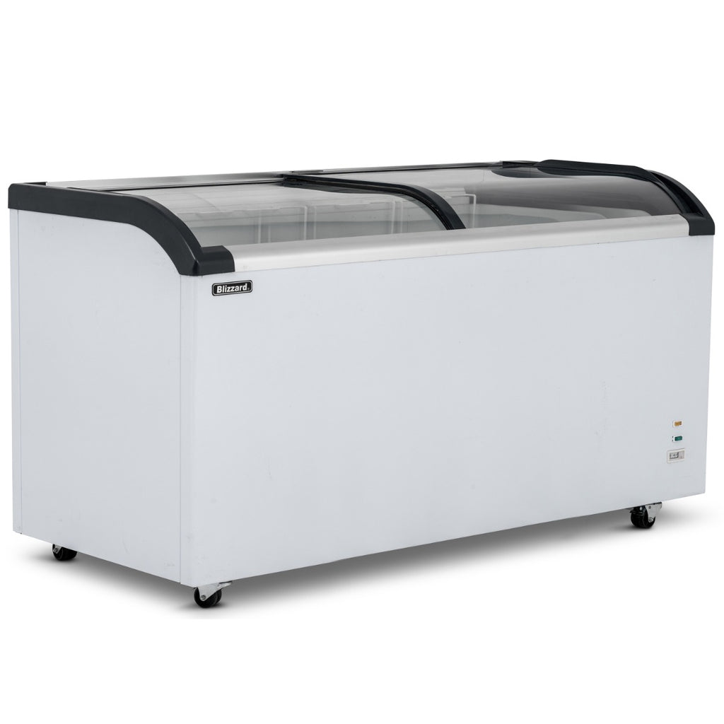 520L Curved Glass Lid Freezer