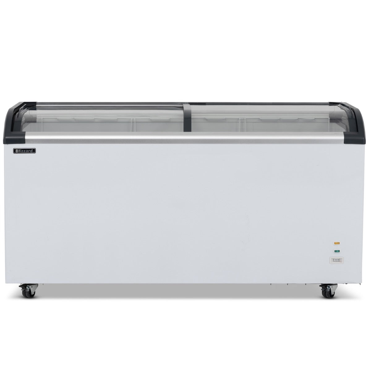 620L Curved Glass Lid Freezer