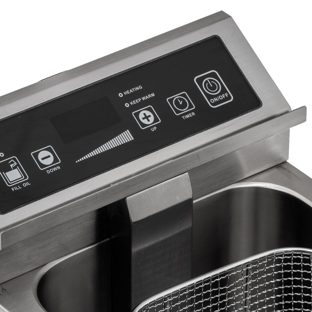 8L Single Tank Induction Fryer
