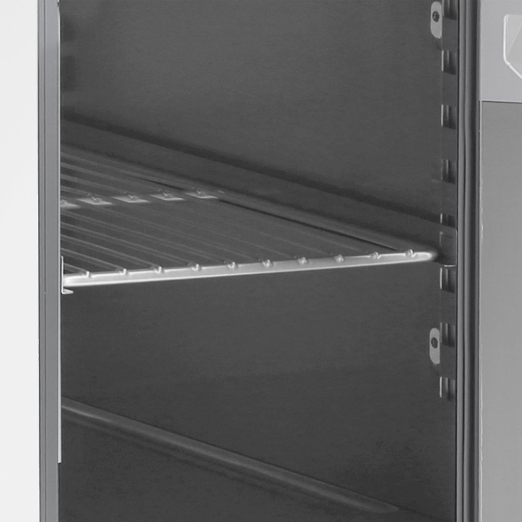 Four Hinged Door Gastronorm Prep Counter With Raised Collar