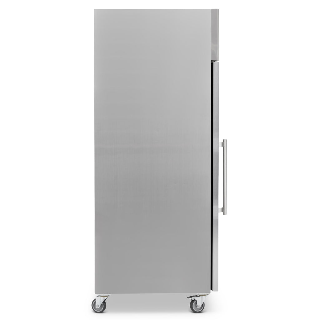 Upright Double Hinged Glass Door Gastronorm Freezer