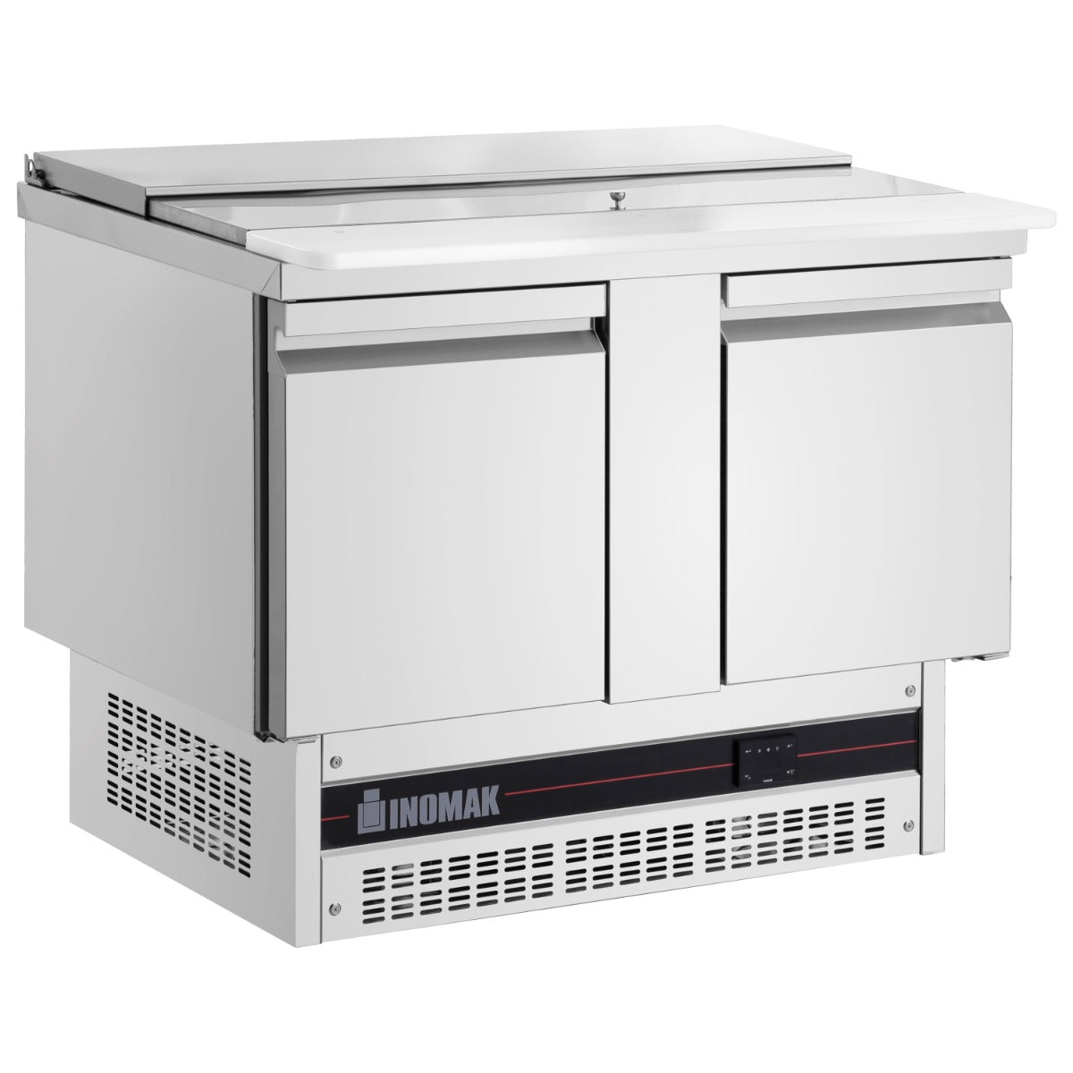 Double Hinged Door Gastronorm Saladette With Cutting Board