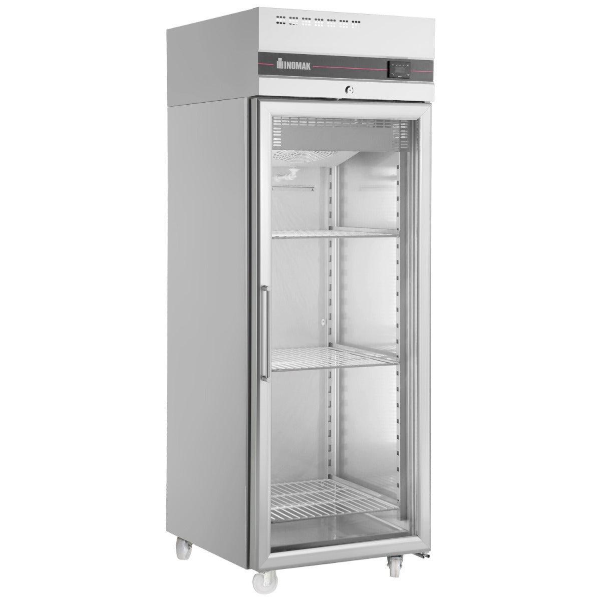 Upright Single Hinged Glass Door Heavy Duty Freezer