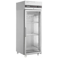 Upright Single Hinged Glass Door Heavy Duty Refrigerator