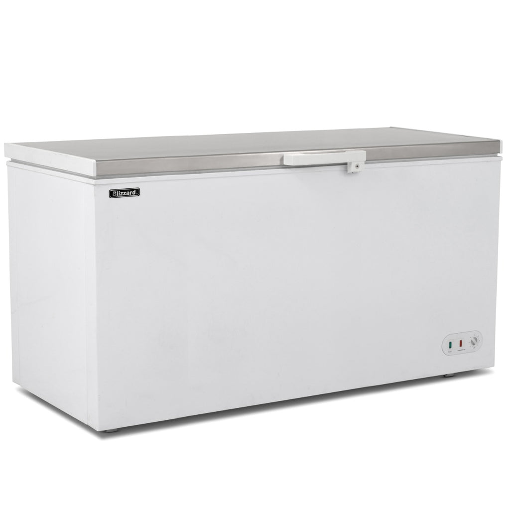 650L Stainless Steel Lid Chest Freezer