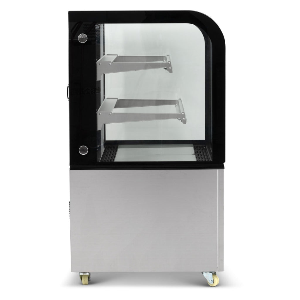 1.2m Curved Glass Low Height Merchandiser