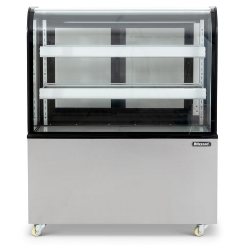 1.2m Curved Glass Low Height Merchandiser