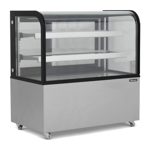 1.5m Curved Glass Low Height Merchandiser