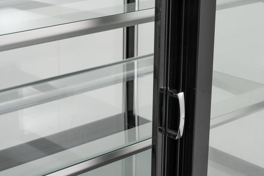 1.2m Triple Tier Heated Flat Glass Display Unit