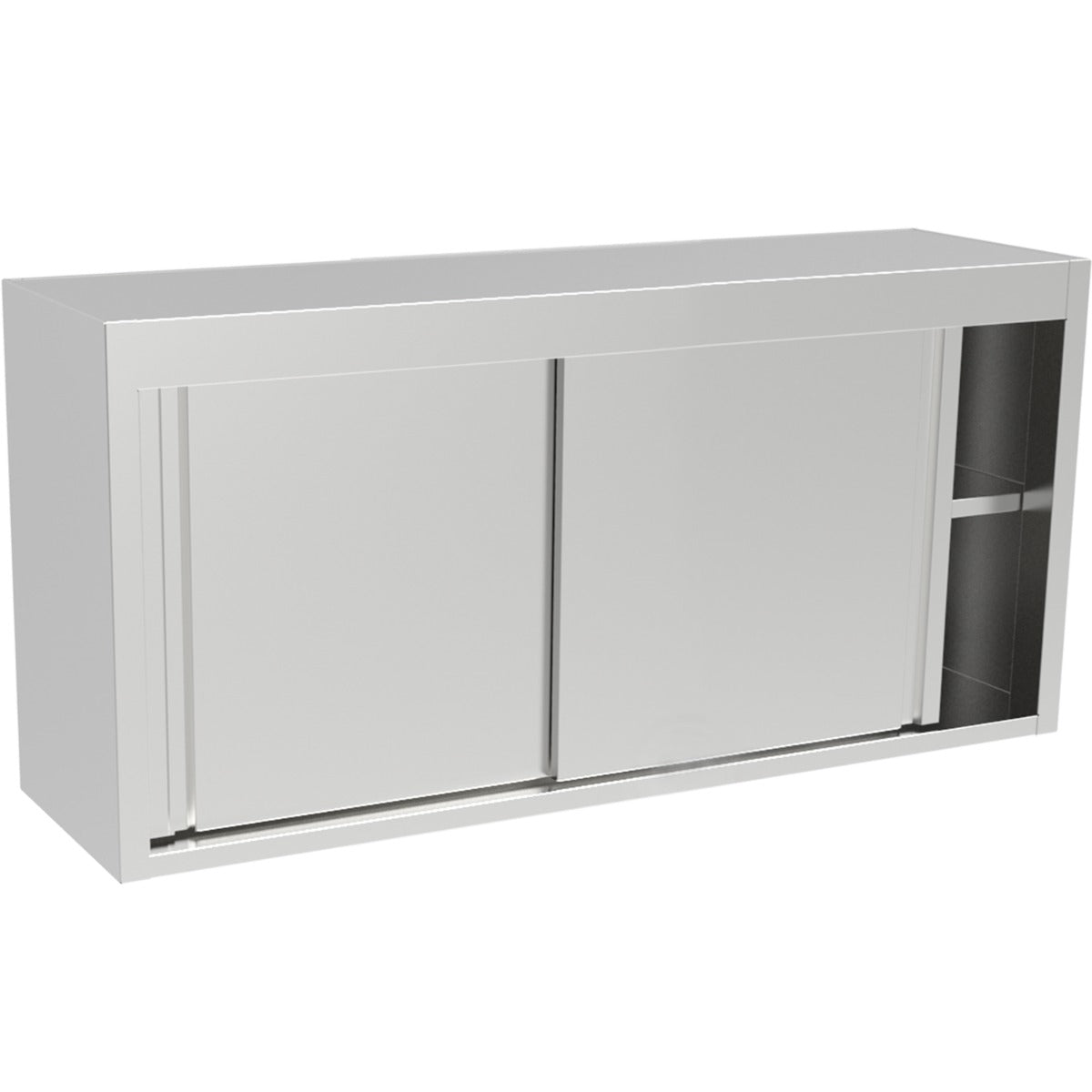 Wall mounted storage cupboard 1400mm Wide
