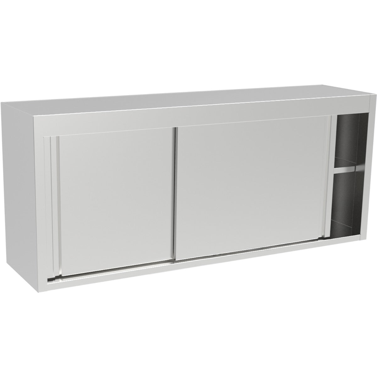 Wall mounted storage cupboard 1900mm Wide
