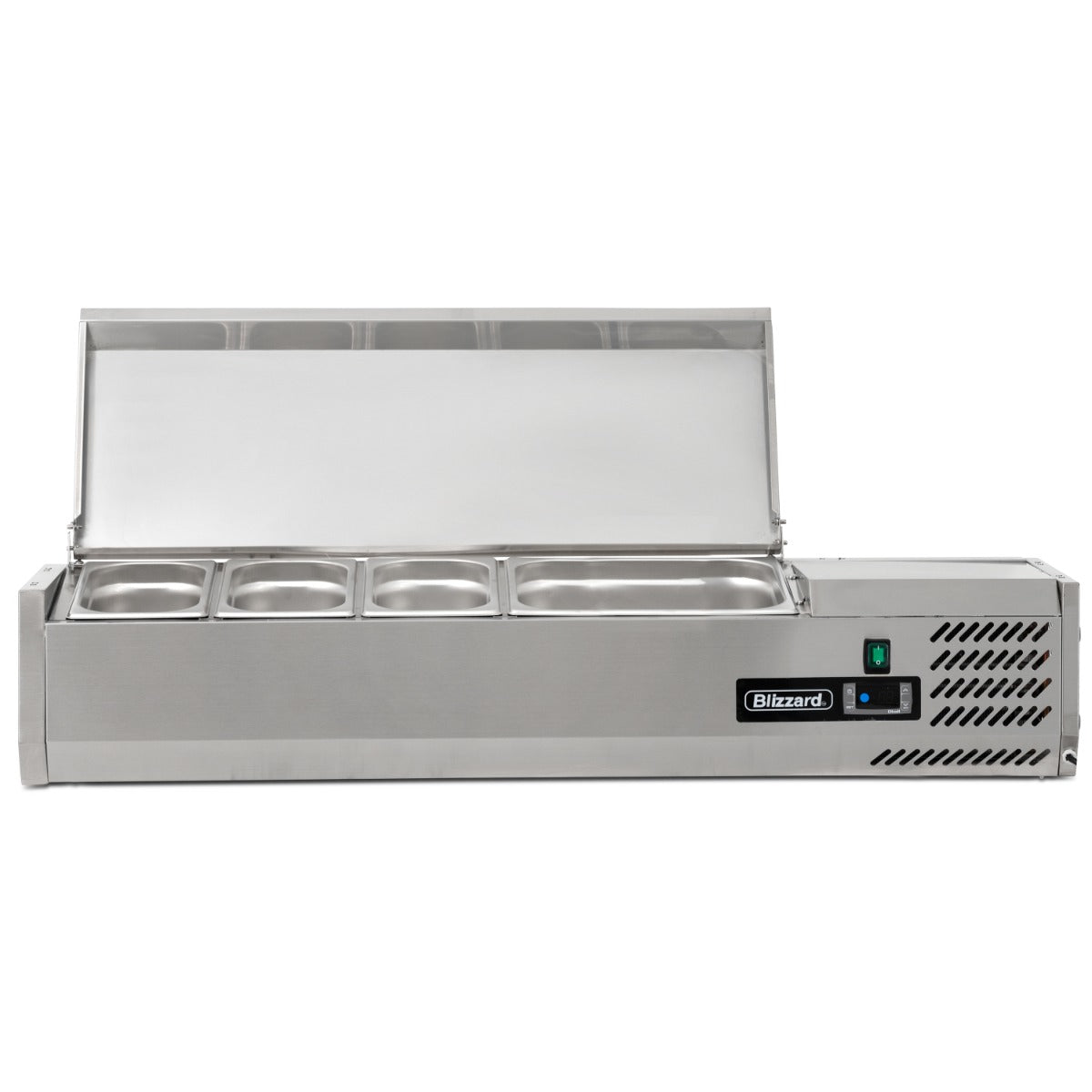Graded-100006 1.2m Hinged 1/3 Gastronorm Prep Top