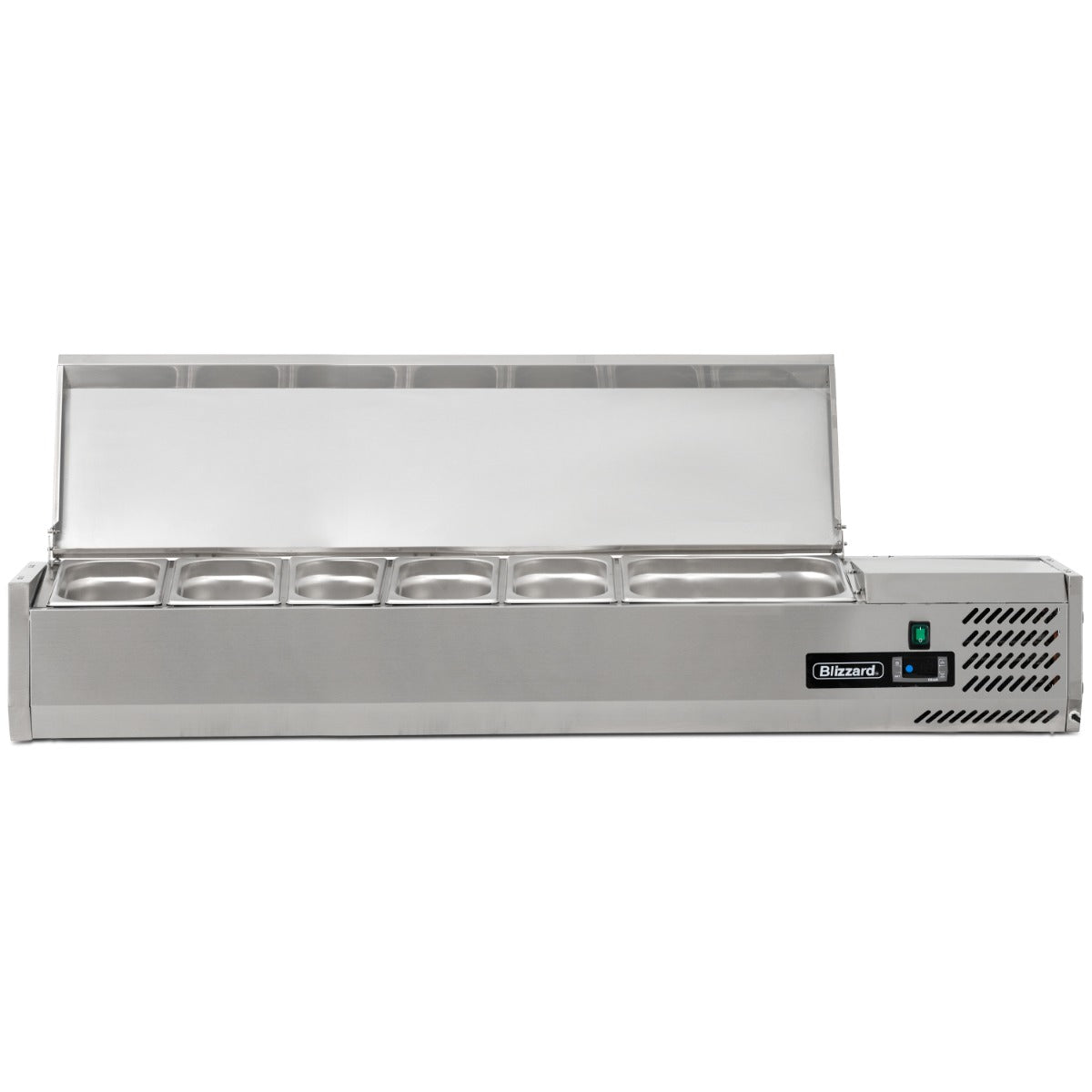 1.5m Hinged 1/3 Gastronorm Prep Top
