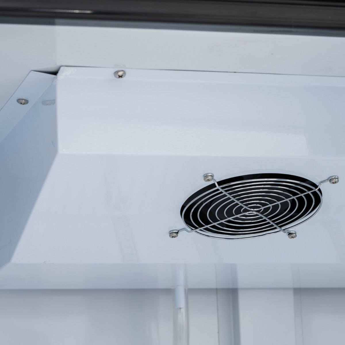 900L Double Hinged Glass Door Display Merchandiser