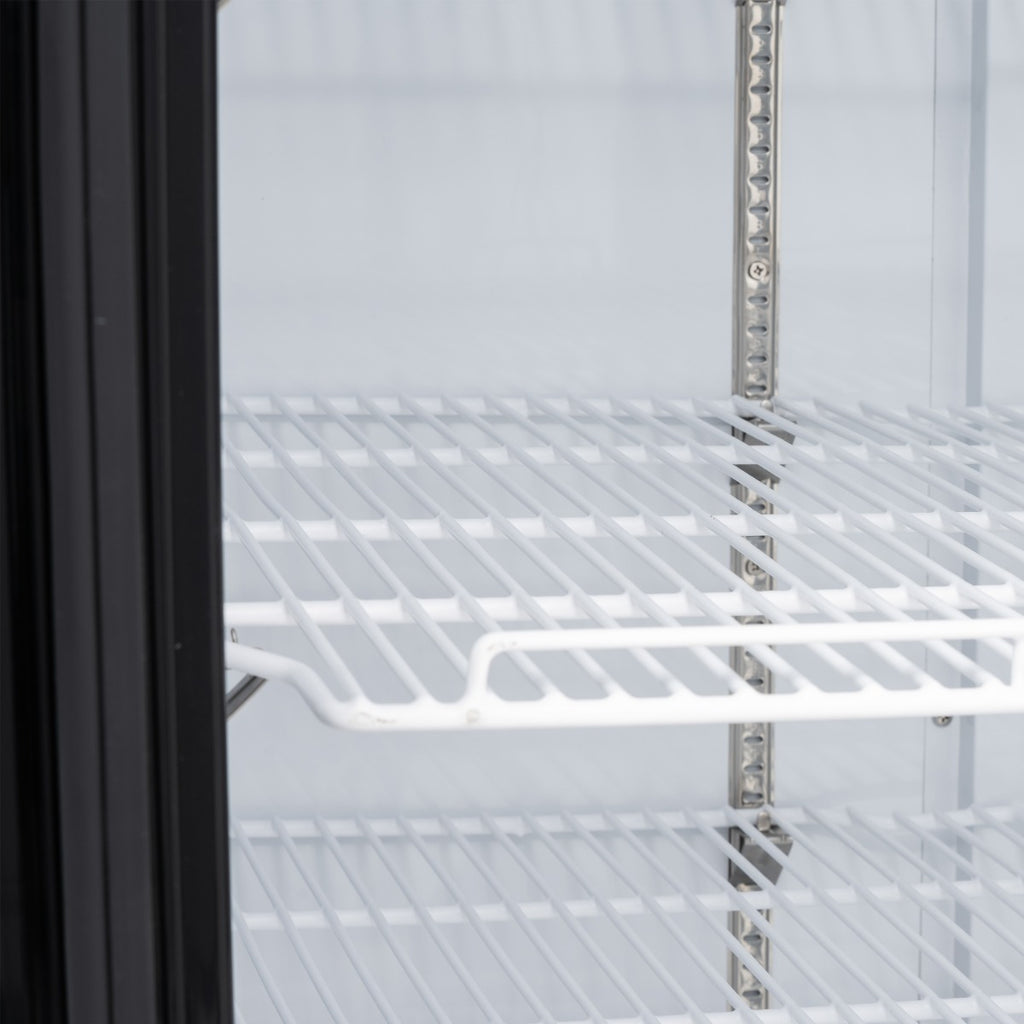 630L Double Sliding Glass Door Display Merchandiser