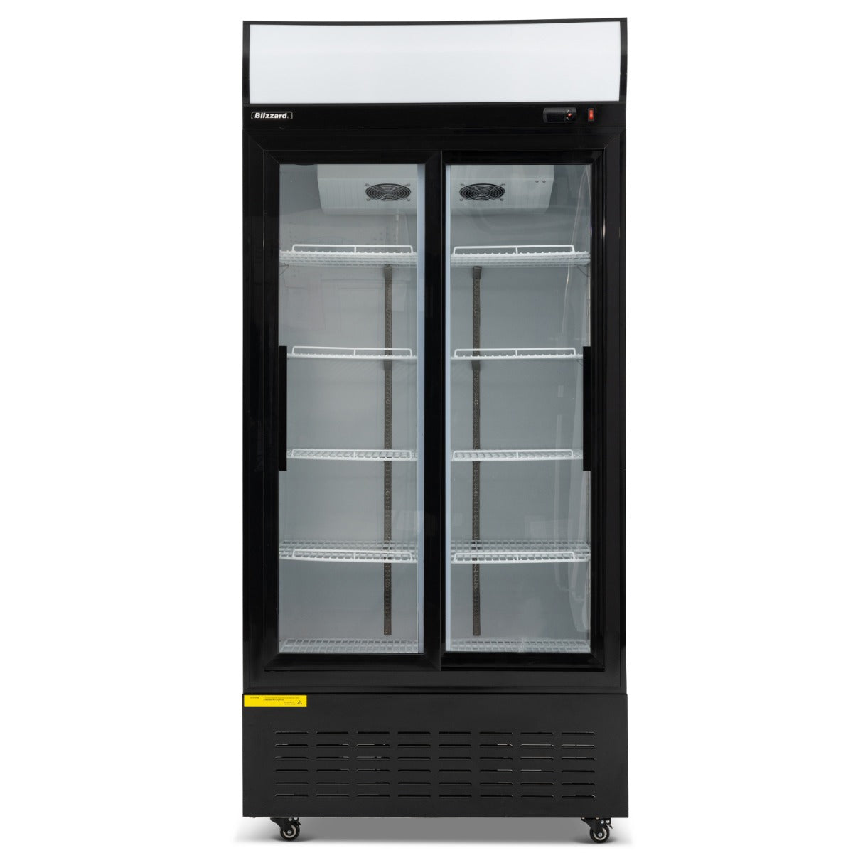 630L Double Sliding Glass Door Display Merchandiser