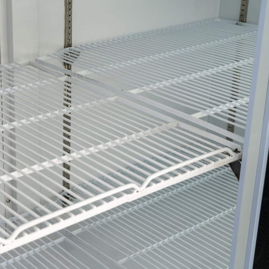 900L Double Sliding Glass Door Display Merchandiser