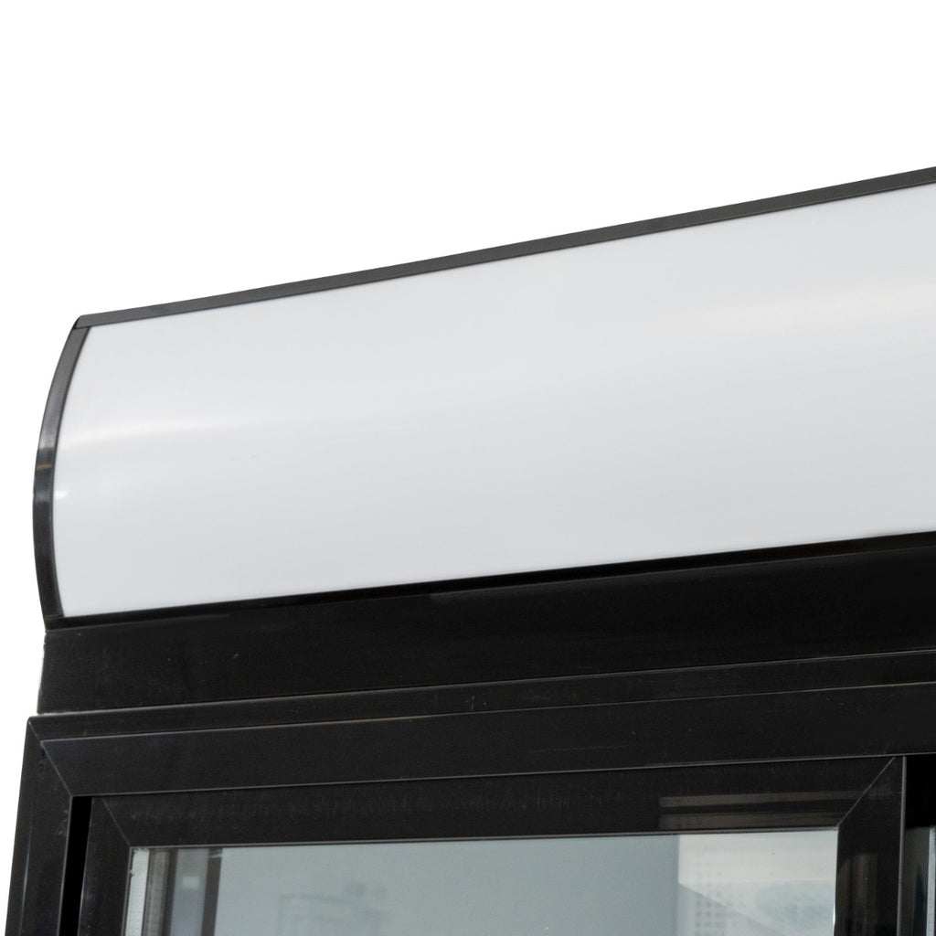 900L Double Sliding Glass Door Display Merchandiser