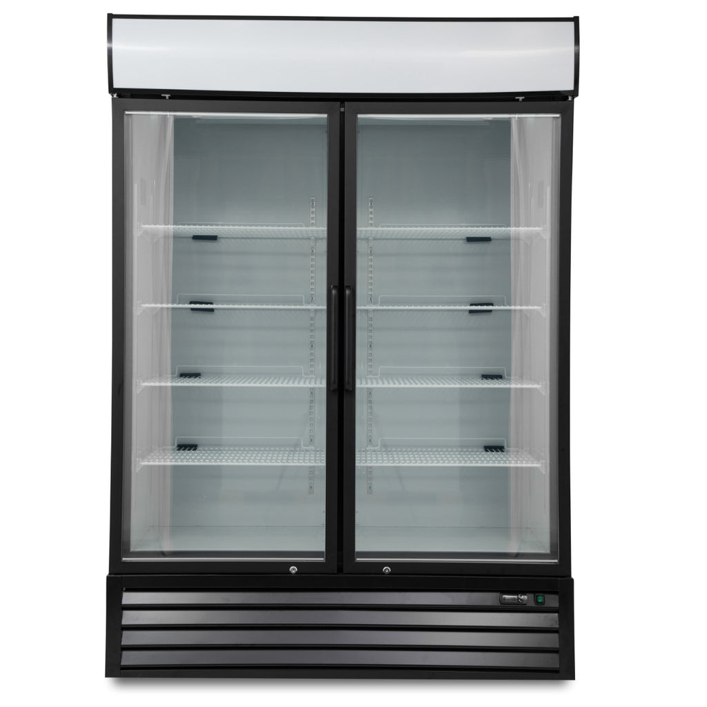 Window Freezer Double Hinged Glass Door Freezer Display Merchandiser – Ace Cater Equip