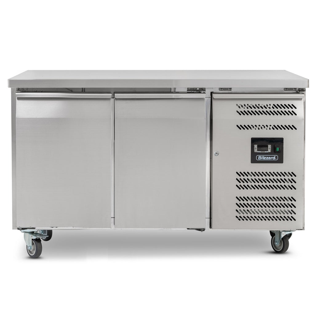 Double Hinged Door Deep Counter Refrigerator