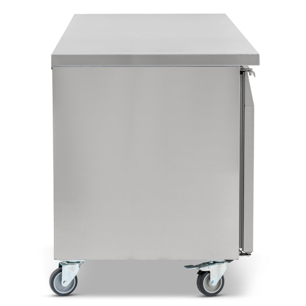 Double Hinged Door Deep Counter Refrigerator