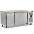 Triple Hinged Door Deep Counter Refrigerator