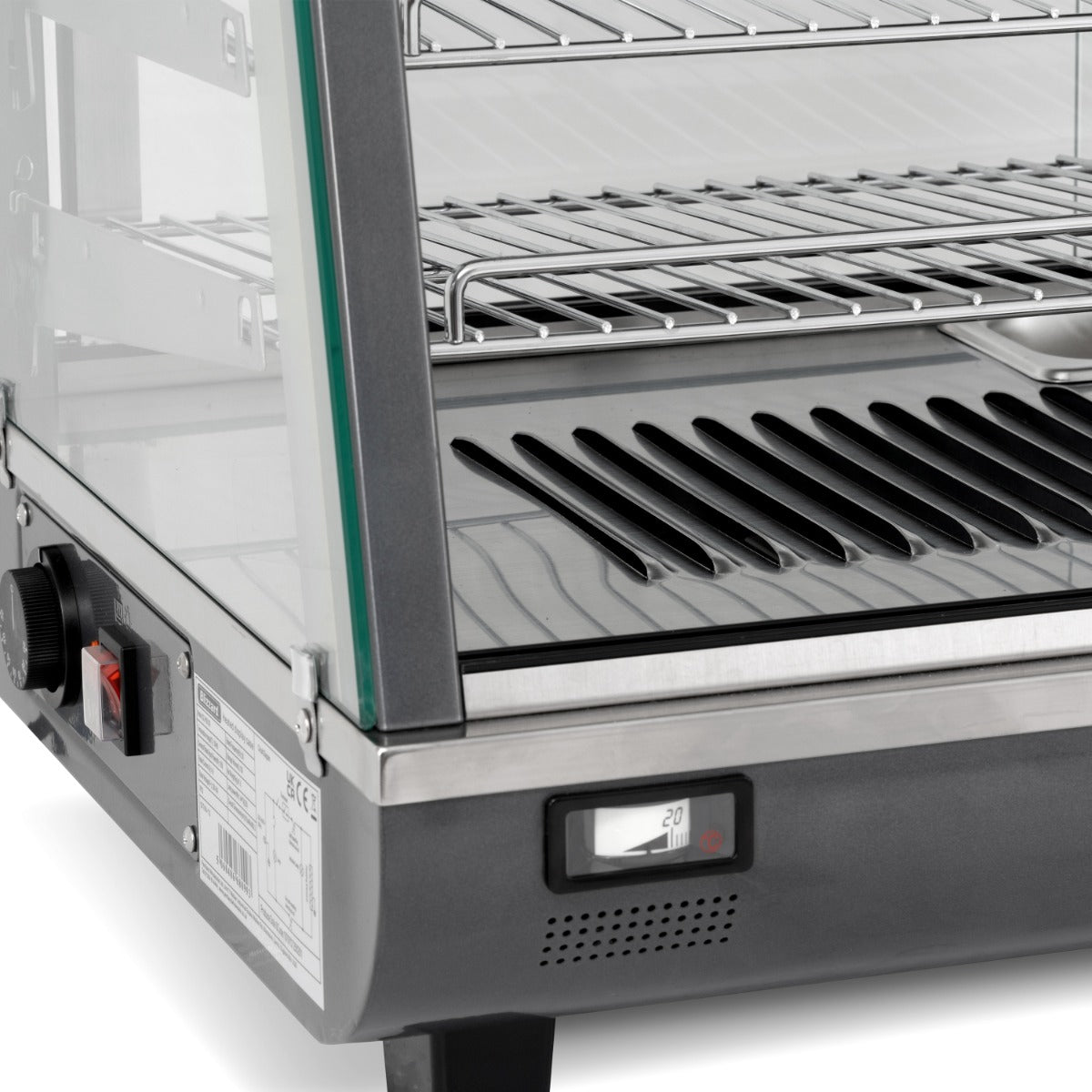 136L Counter Top Dual Access Heated Merchandiser