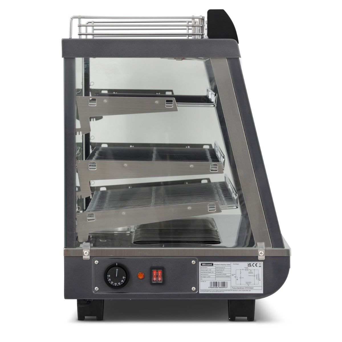136L Counter Top Dual Access Heated Merchandiser